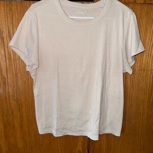Old Navy Women’s Snug Cream Crewneck Top